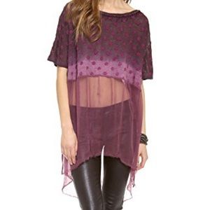 Free People Diamond Dip Dye Tunic